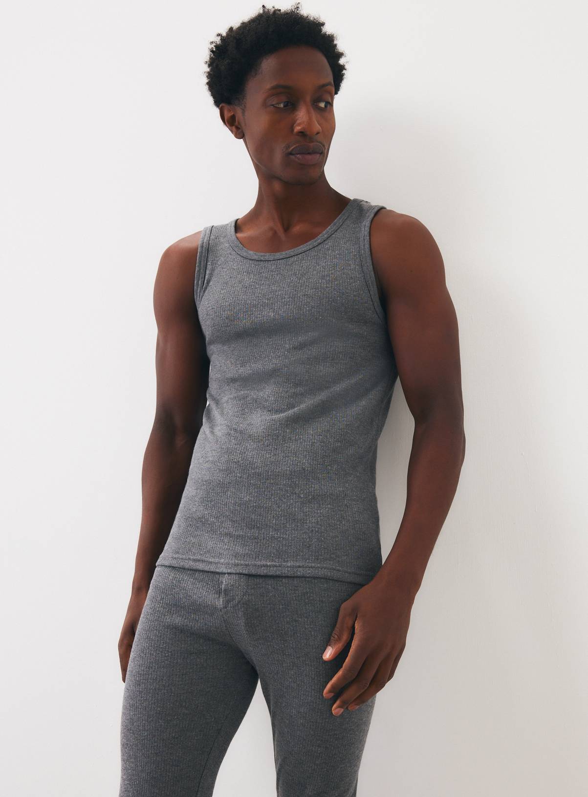 Black & Grey Thermal Vests 2-Pack XXL - Image 3